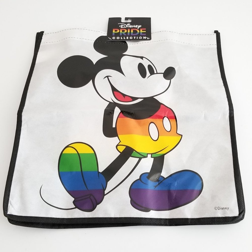 Disney Mickey Mouse Officially Licensed Reusable Tote Bag - Pride Collection